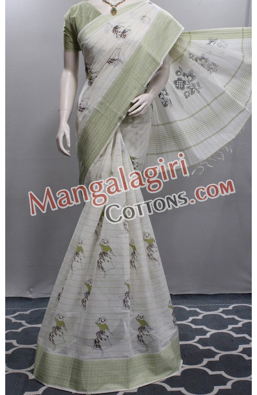 Mangalagiri Cotton Saree 01745 Mangalagiri Cotton Saree 01745
