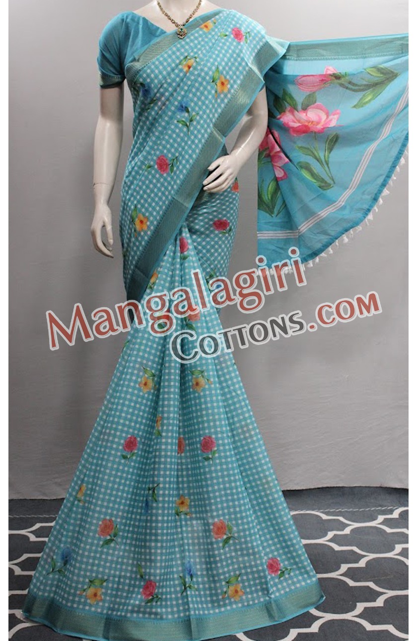 Mangalagiri Cotton Saree 01885 Mangalagiri Cotton Saree 01885
