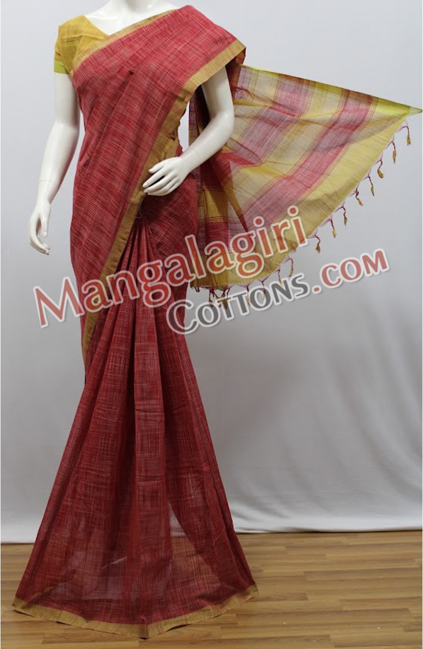 Mangalagiri Cotton Saree 00707 Mangalagiri Cotton Saree 00707