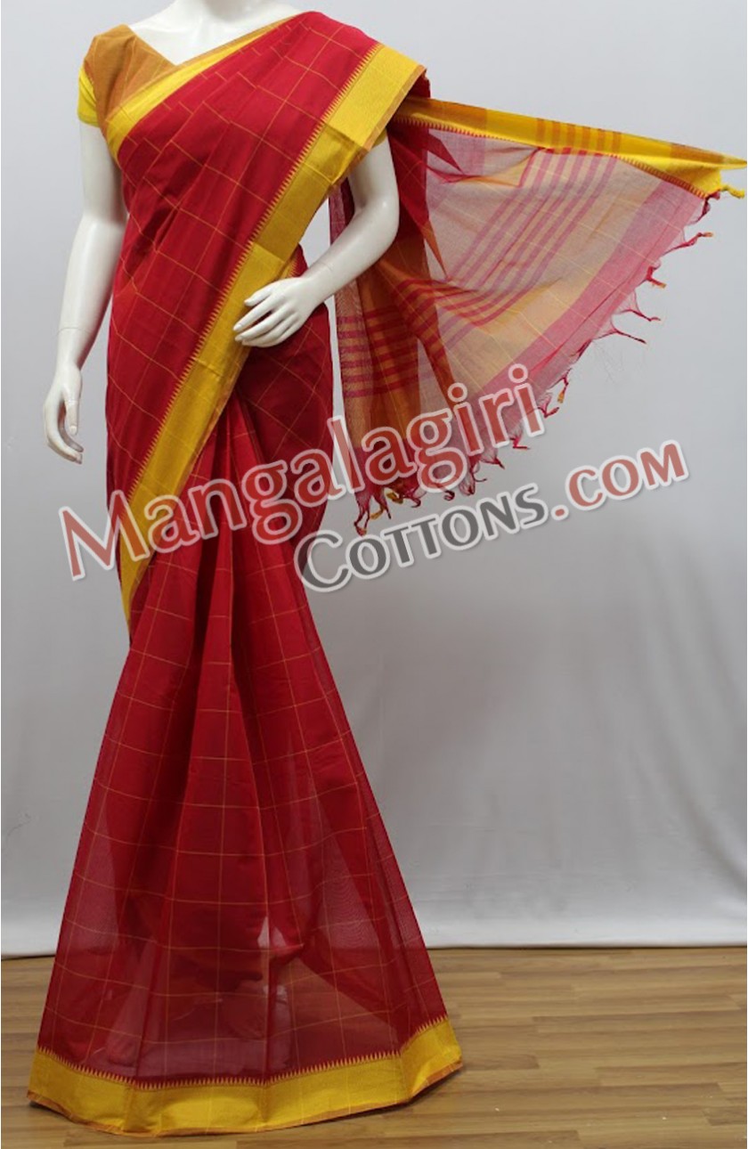 Mangalagiri Cotton Saree 00729 Mangalagiri Cotton Saree 00729