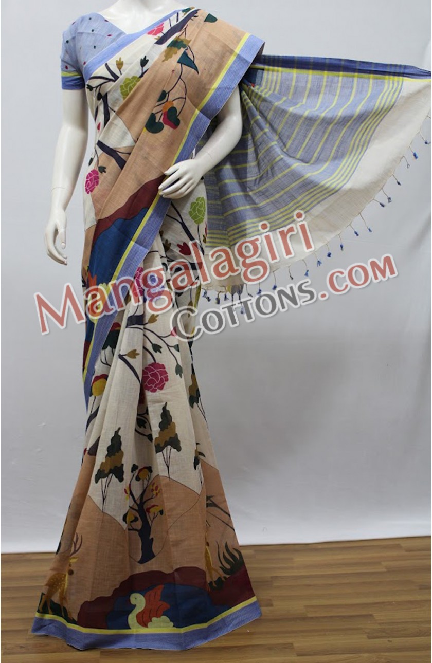Mangalagiri Cotton Saree 00842 Mangalagiri Cotton Saree 00842