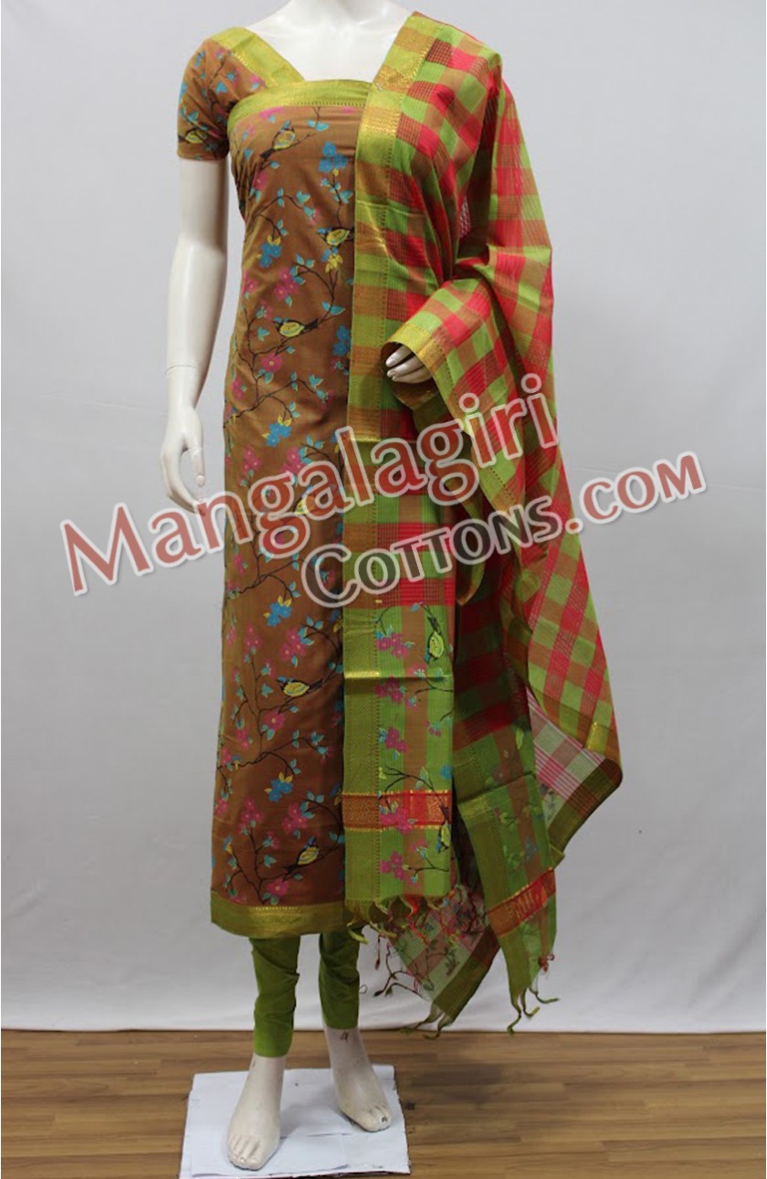 Mangalagiri Dress Material 01511 Mangalagiri Dress Material 01511