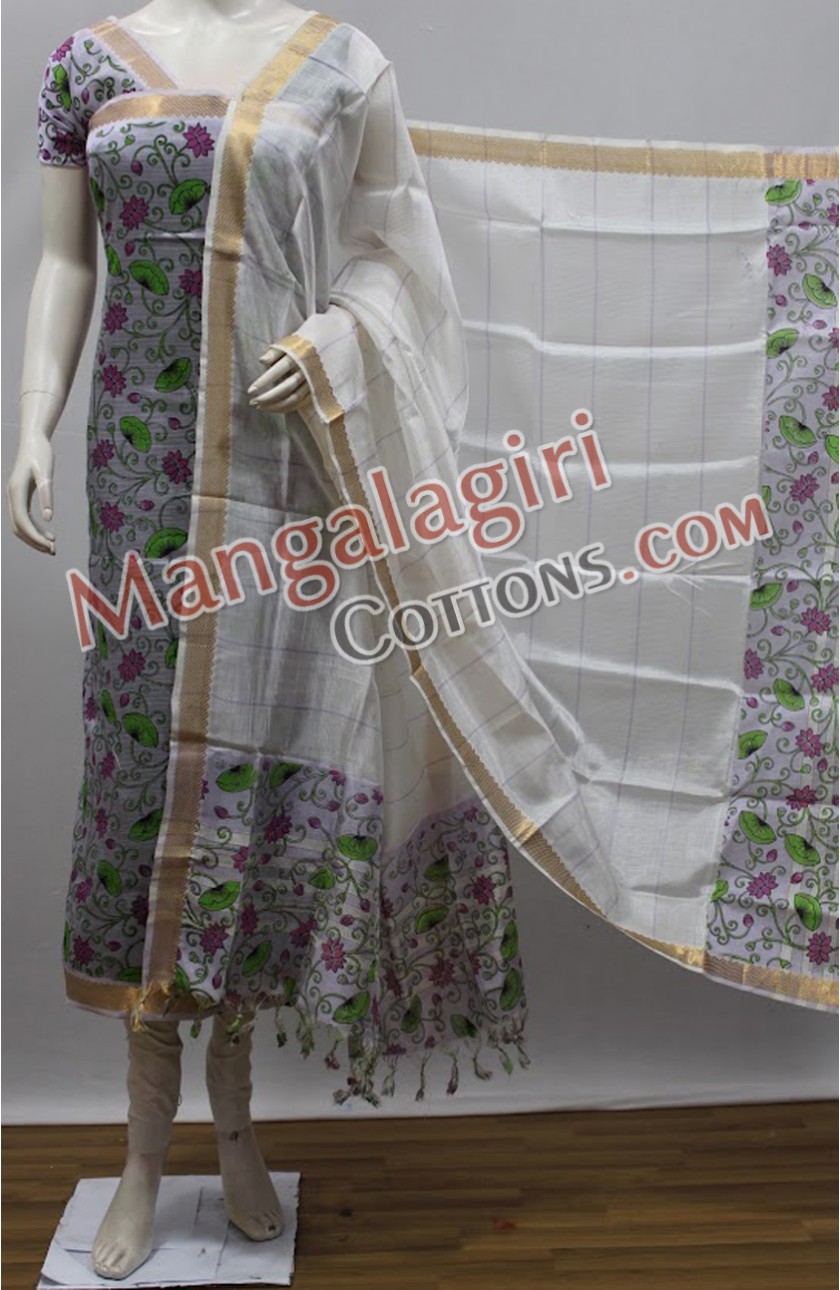 Mangalagiri Dress Material 01540 Mangalagiri Dress Material 01540