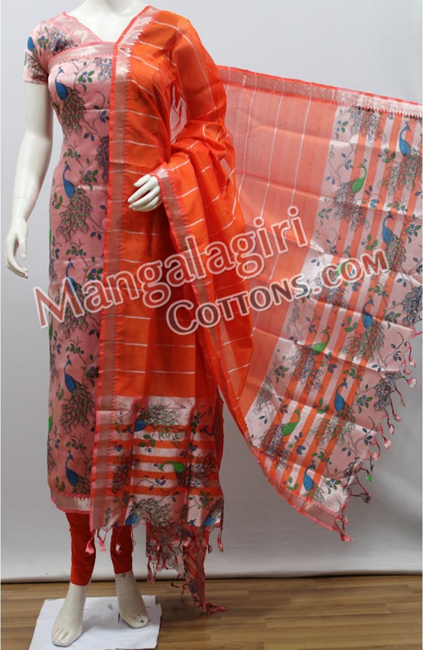 Mangalagiri Dress Material 01381 Mangalagiri Dress Material 01381