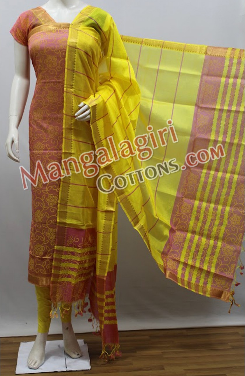 Mangalagiri Dress Material 01383 Mangalagiri Dress Material 01383