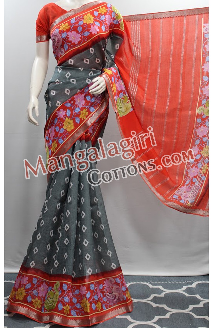 Mangalagiri Pattu Saree 01524 Mangalagiri Pattu Saree 01524