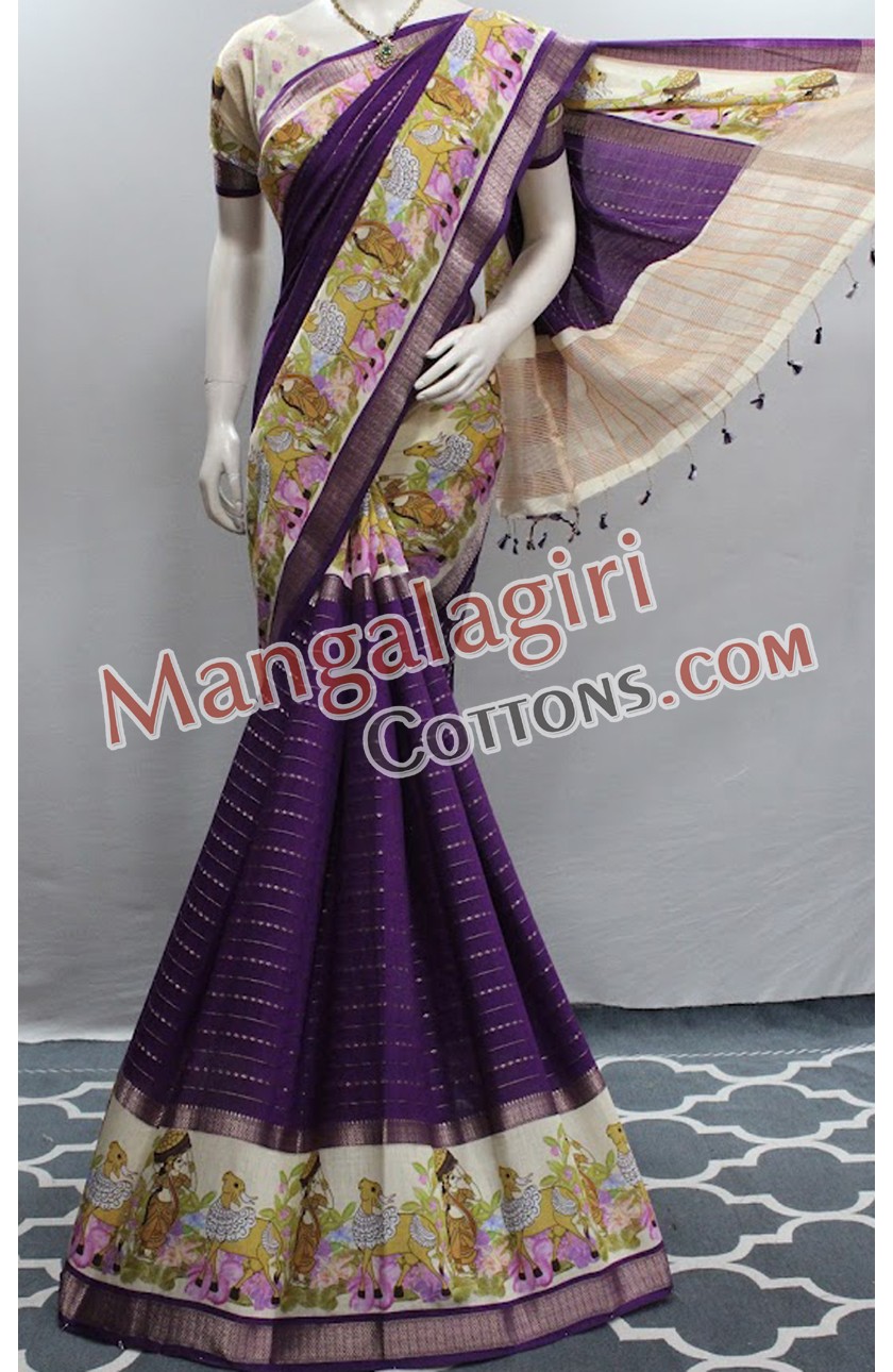 Mangalagiri Pattu Saree 01854 Mangalagiri Pattu Saree 01854