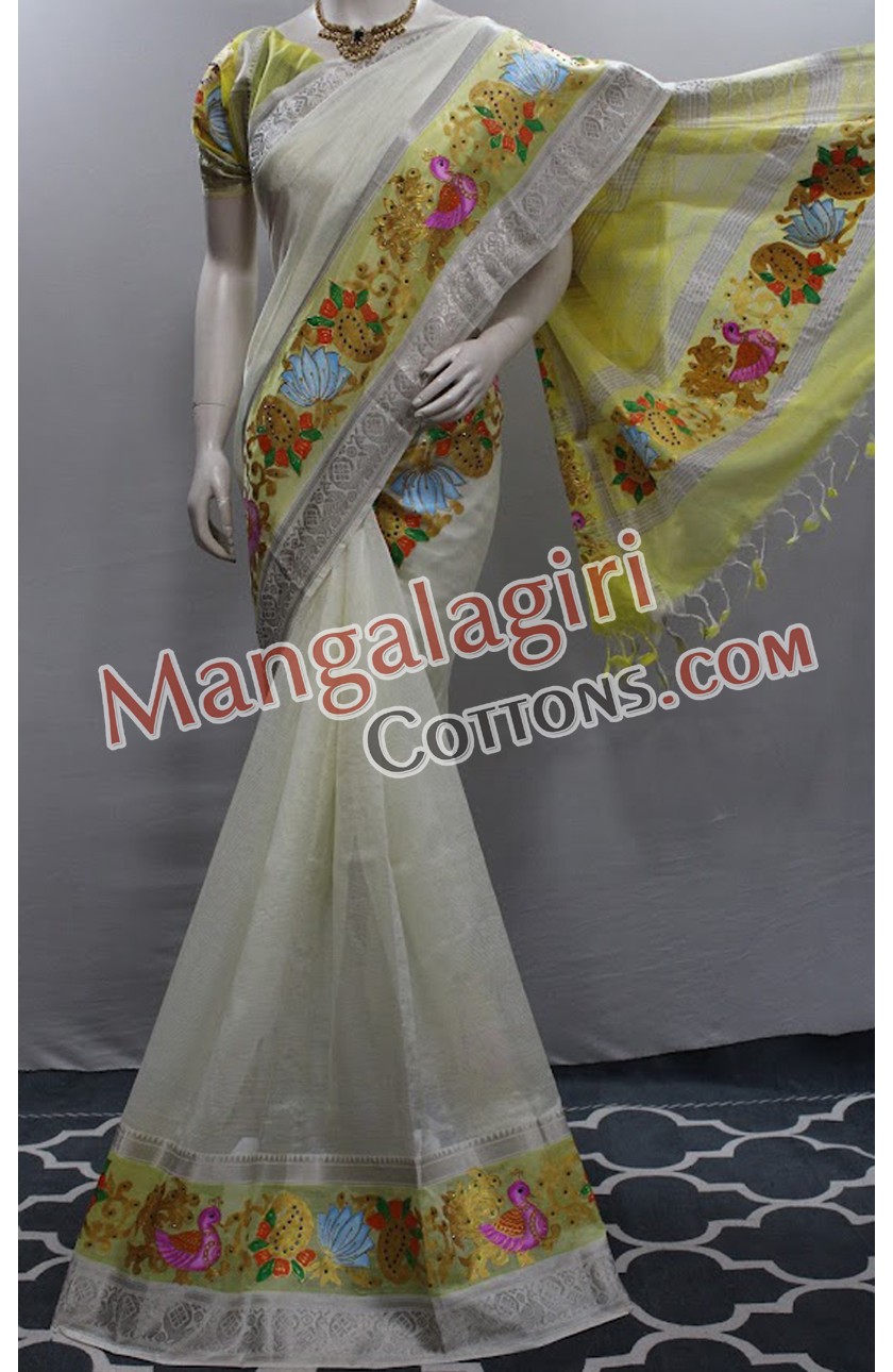 Mangalagiri Pattu Saree 01855 Mangalagiri Pattu Saree 01855