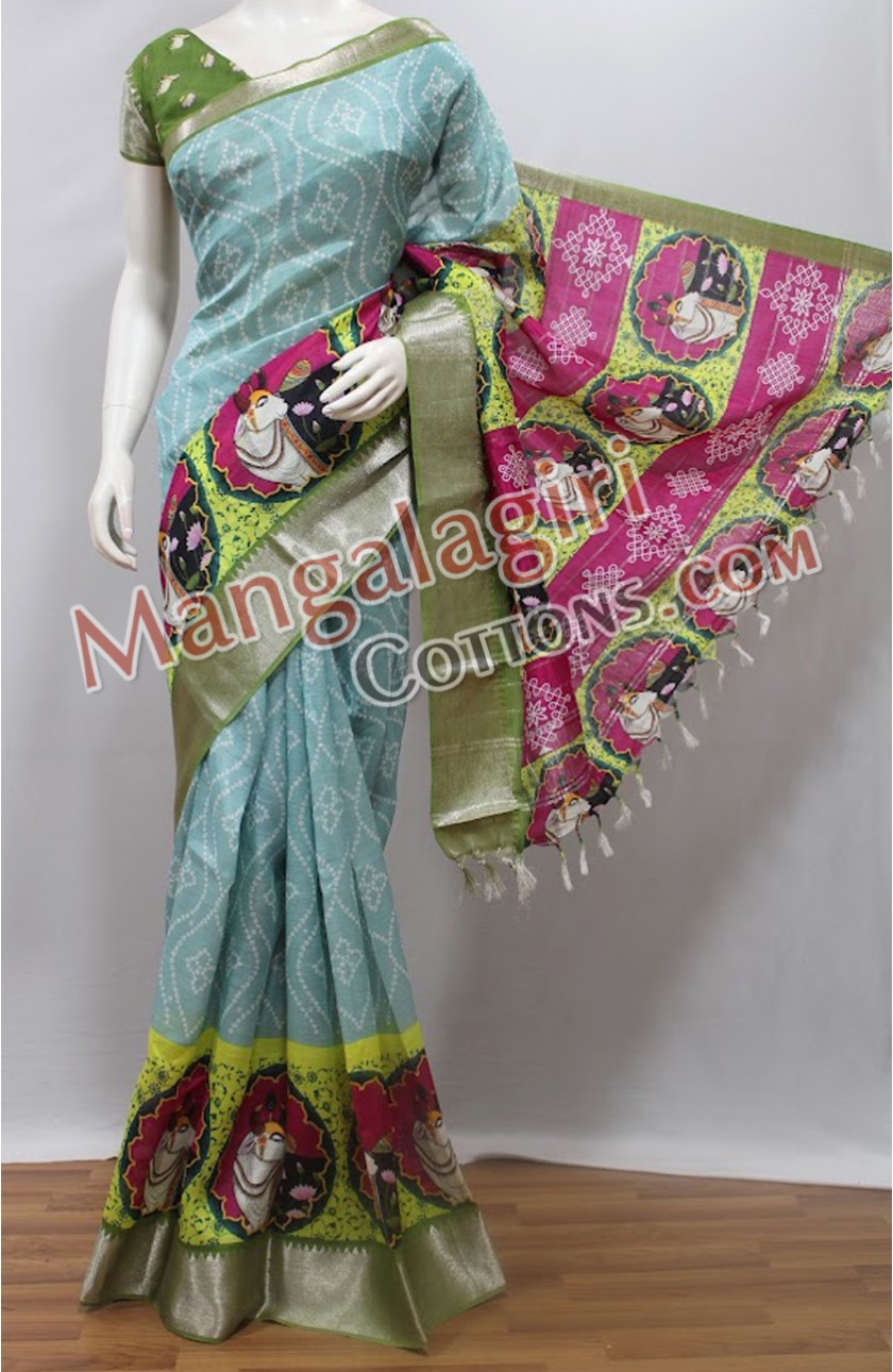 Mangalagiri Pattu Saree 00556 Mangalagiri Pattu Saree 00556